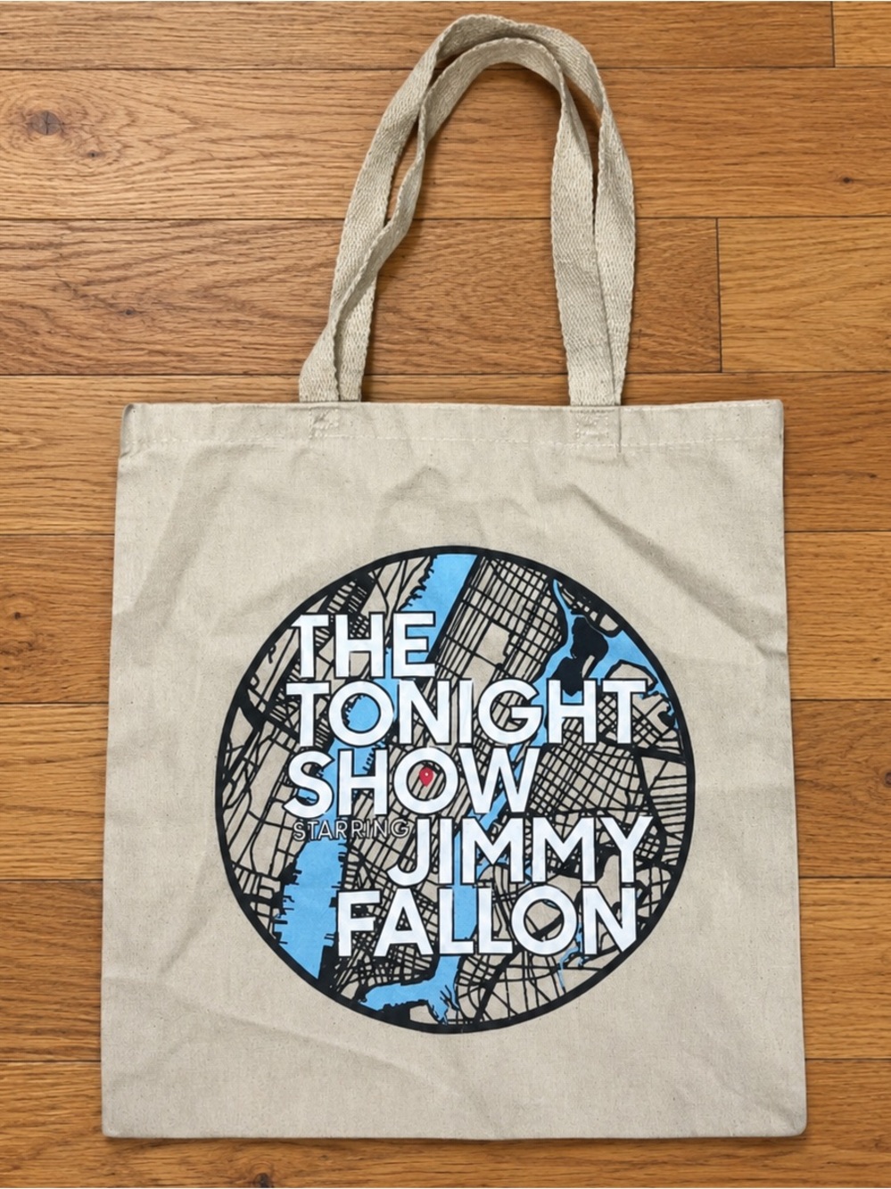 The Tonight Show Jimmy Fallon NBC NYC Canvas Tote Bag Official Merchandise